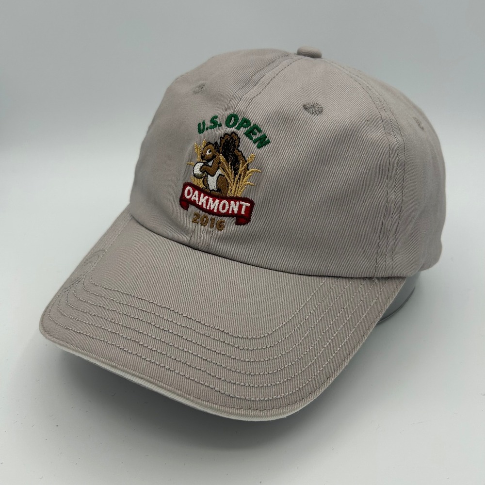 USGA U.S. Open Oakmont 2016 Hat Mens OSFA Tan Golf Sportswear